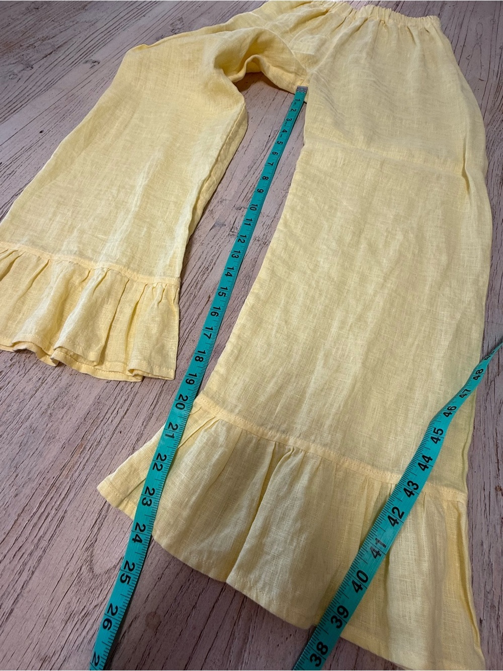 Sleeper Rumba Ruffle Trimmed Pajamas Set Linen size XS - Picture 7 of 12